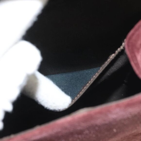 SAINT LAURENT Shoulder Bag Suede Brown Auth BA3599 - Picture 11 of 16